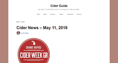 Desktop Screenshot of ciderguide.com