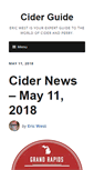 Mobile Screenshot of ciderguide.com